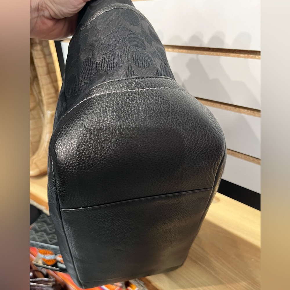 Coach Park Signature Carrie Tote - Picture 7 of 12